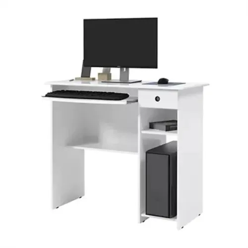 mesa de computador deixando seu escritório prefeito