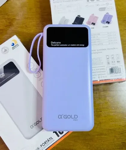 Carregador Portátil Bateria Powerbank 10000 mAh Novo - Garantia