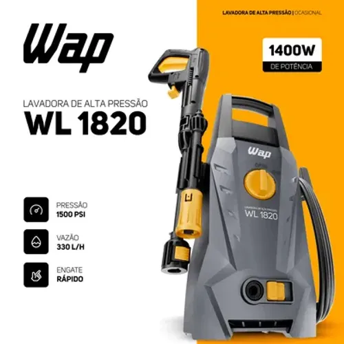 Lavadora de Alta Pressão e Desobstruídora Wap WL 1820 Ultra 220V