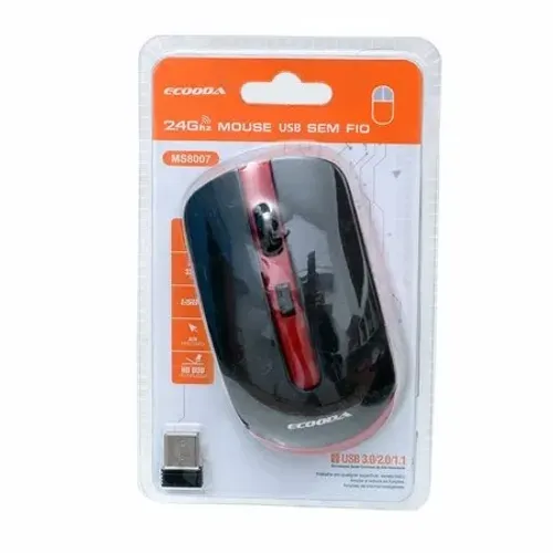 Mouse Sem Fio Ecooda 2.4g Ms8007