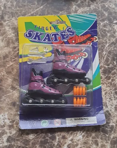 Brinquedo Antigo Patins Finger Skate