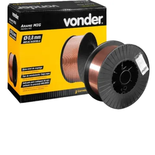 ARAME MIG 0,8MM SEM GÁS - VONDER