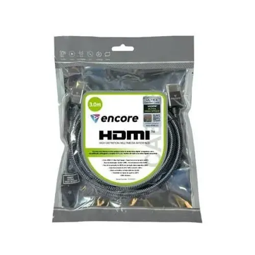 Cabo HDMI Encore 3.0mt versao 2.1