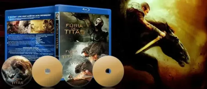 FÚRIA DE TITÃS FILMES BLURAY