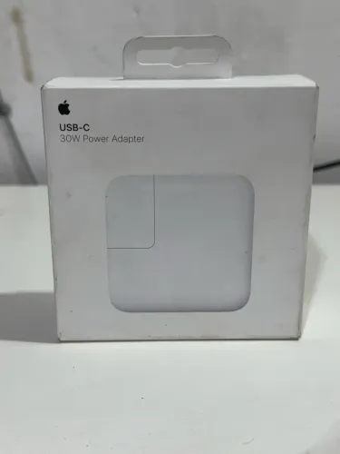 [novo] Carregador Adaptador Apple USB-C 30w Original Novo Lacrado Nota Fiscal