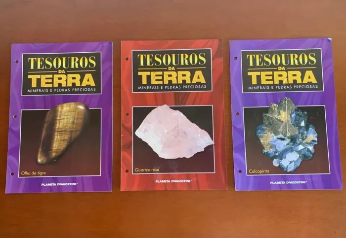Coleção planeta de Agostini tesouros da terra 