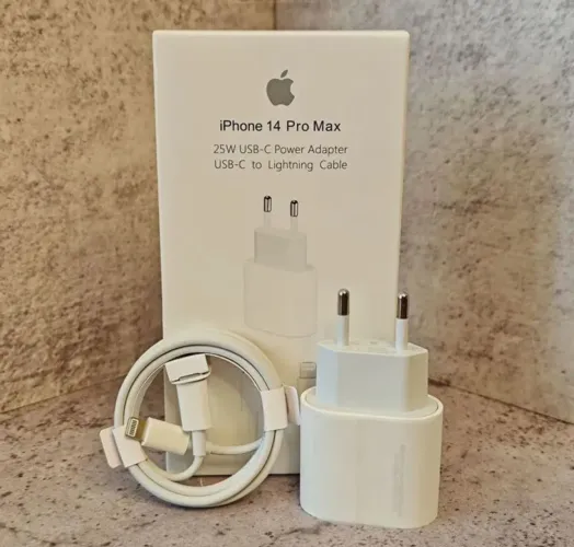 Carregador de iPhone turbo 20w Cabo e Fonte com Carregamento Rápido ?