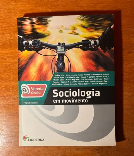Livro Sociologia em Movimento - Vol. Único, Ed. Moderna - EM PERFEITO ESTADO