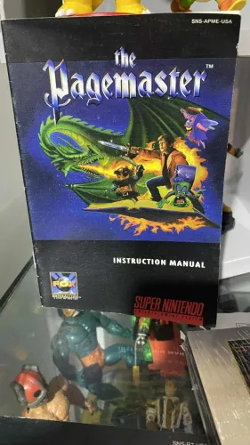 Pagemaster Manual Super Nintendo Original Usa