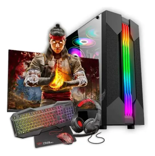Pc Game Ryzen A8 9600 32gb Ddr4 + Kit Gamer Completo + Wifi