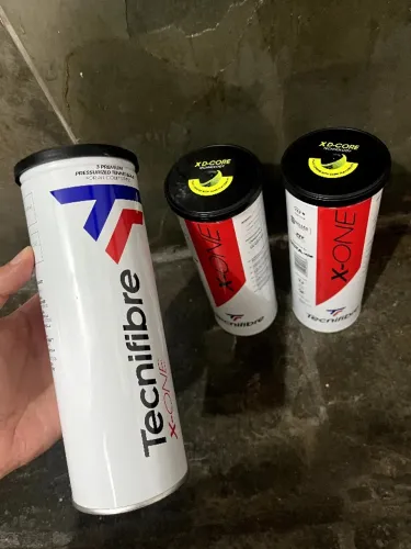 Bolas de tênis premium Tecnifibre X-one 3 latas