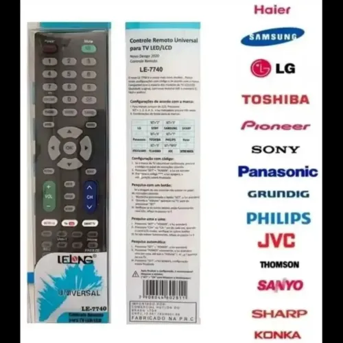 Controle universal para TV SMART 
