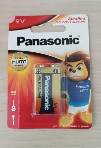 Bateria/Pilha Panasonic Alcalina 9V - SUPER OFERTA!!!