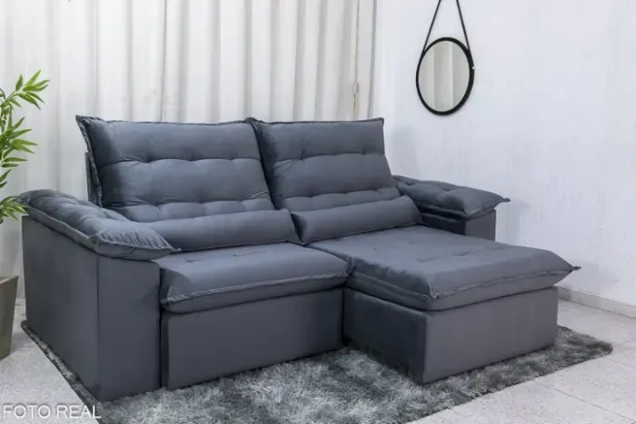 sala sofa retratil e reclinavel 
