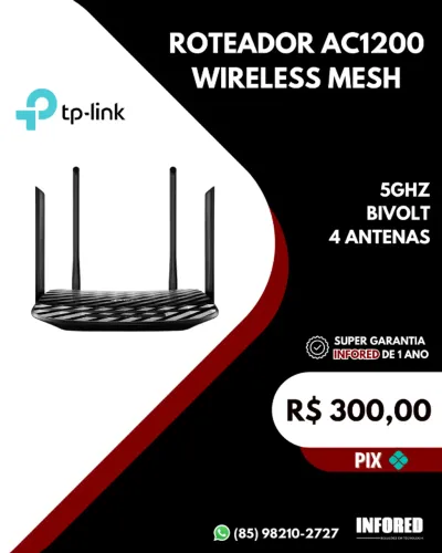 Roteador AC1200 wireless Mesh