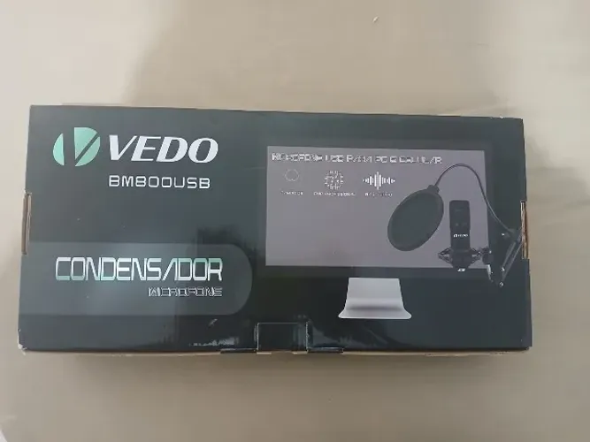 Microfone Condensador BM800 com Braço 