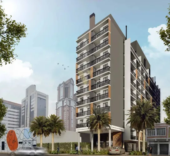 Studios em construção no Centro de Curitiba