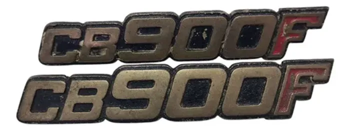 Par Emblema Honda Cb 900f Original Detalhes 54406