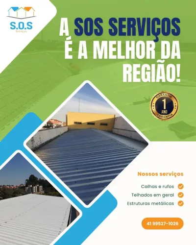 Calhas/telhados c/1 ano de Garantia ?