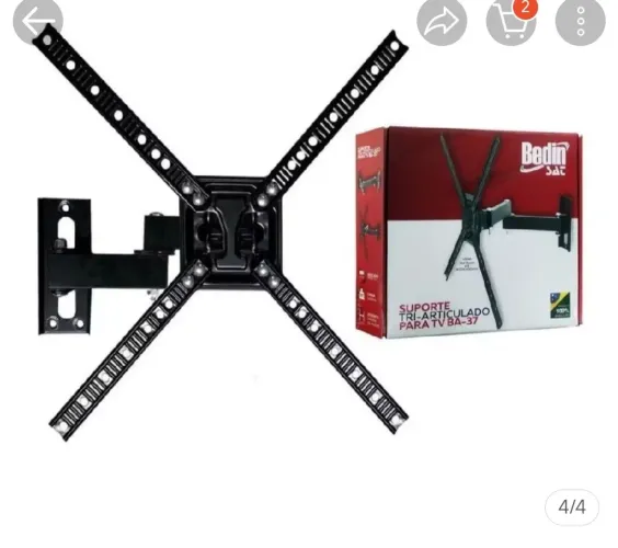 SUPORTE ARTICULADO E FIXO INSTALADO I