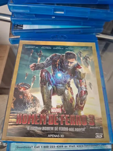 Homem de Ferro 3 Bluray 3d original