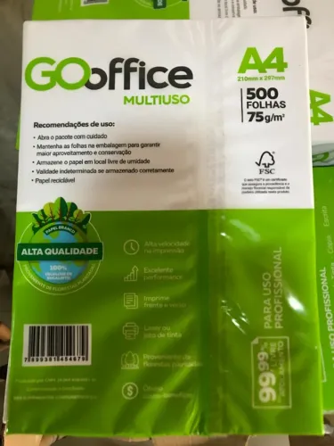 Papeis A4 GOoFFICE Multiuso  " BAIXOU O PREÇO"