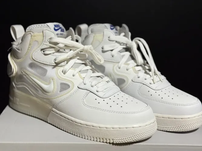 Nike Air Force 1 Mid React - Branco - 40