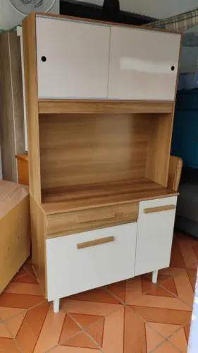 Armário de Cozinha Amadeirado Novo