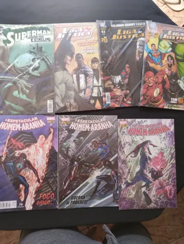 HQ/GIBI HOMEM-ARANHA, SUPENMAN, LIGA DA JUSTIÇA E MAIS