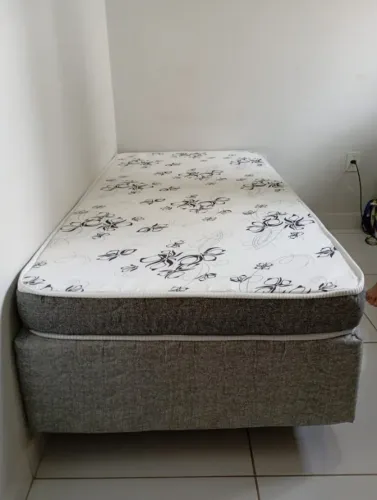 promoção cama de solteiro com colchão novo a pronta entrega