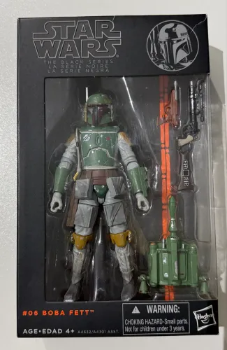 Action Figure Boba Fett Star Wars Black Series Lacrado