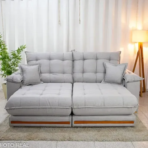 sala sofa reratil de 4 lugares 