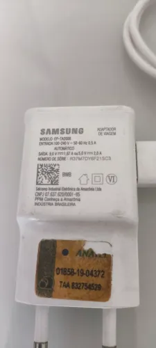 Carregador original Samsung tipo C