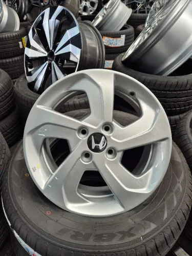 Jogo de rodas Honda City aro 15 4x100 originais 