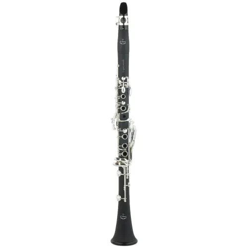 Clarinete Ebonite E. Gomes Conservatório G25 Bb 18 chaves pratas