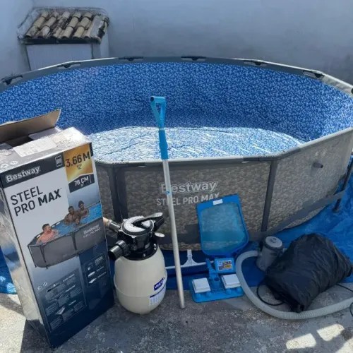 Piscina 6.473l Bestway Steel Pro Max+ kit completo