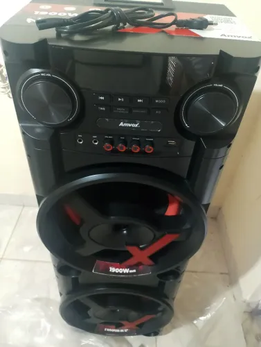 Caixa de Som Amvox ACA 1900 New X 1900W RMS Seminova