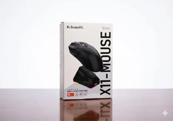 Mouse k-snake x11 branco