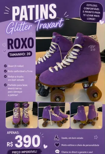 Patins Roxo