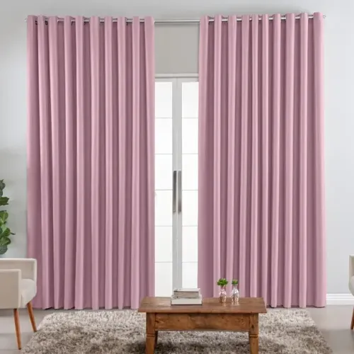 Cortina Blackout Grande Rosa - 4,00m x 2,50m