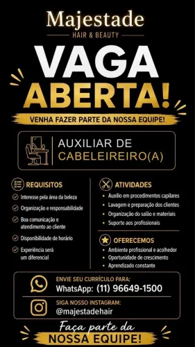 Auxiliar de cabeleireiro