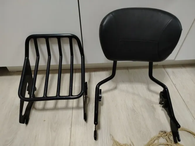 Bagageiro e Sissybar - original Harley Davidson - Touring
