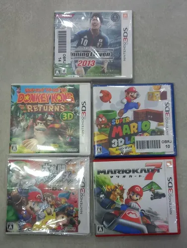 Lote de jogos Nintendo 3DS Japonês 