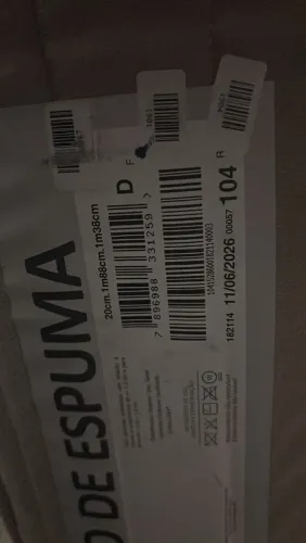 Cama box e colchão Ortobom