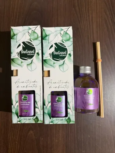 Kit c/ 3 Aromatizador Pantanal Aromas - Campos de Lavanda