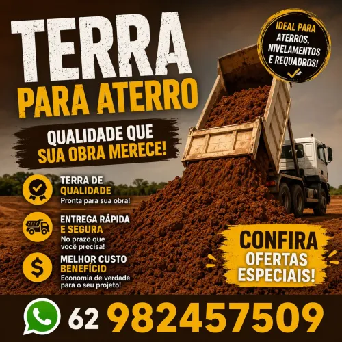 Terra para aterro 