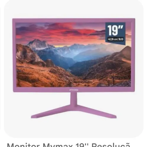 MONITOR MYMAX 19'' 75hz ROXO