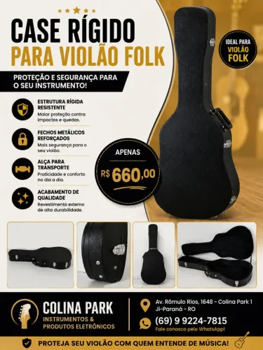 Case para Violão folk