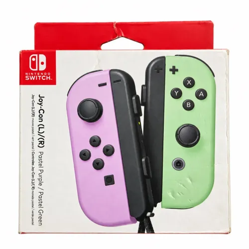 Nintendo Joy-con (L)/(R) Com Led Rgb - Roxo/verde