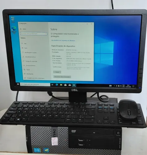 Computador DELL completo, i5 Memória de 8g, SSD 240g e WI-FI. 